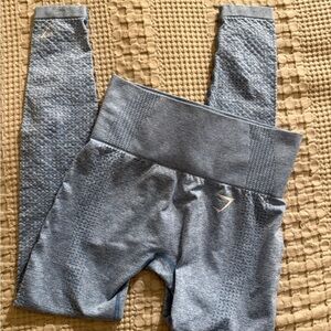 Gymshark Textured Blue Leggings